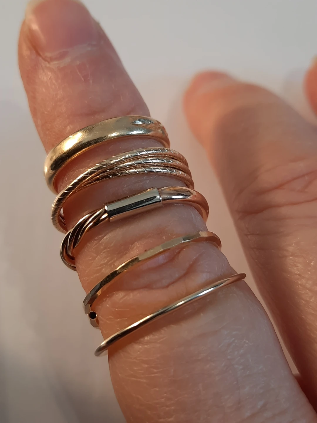 Solid gold rings - photo 4