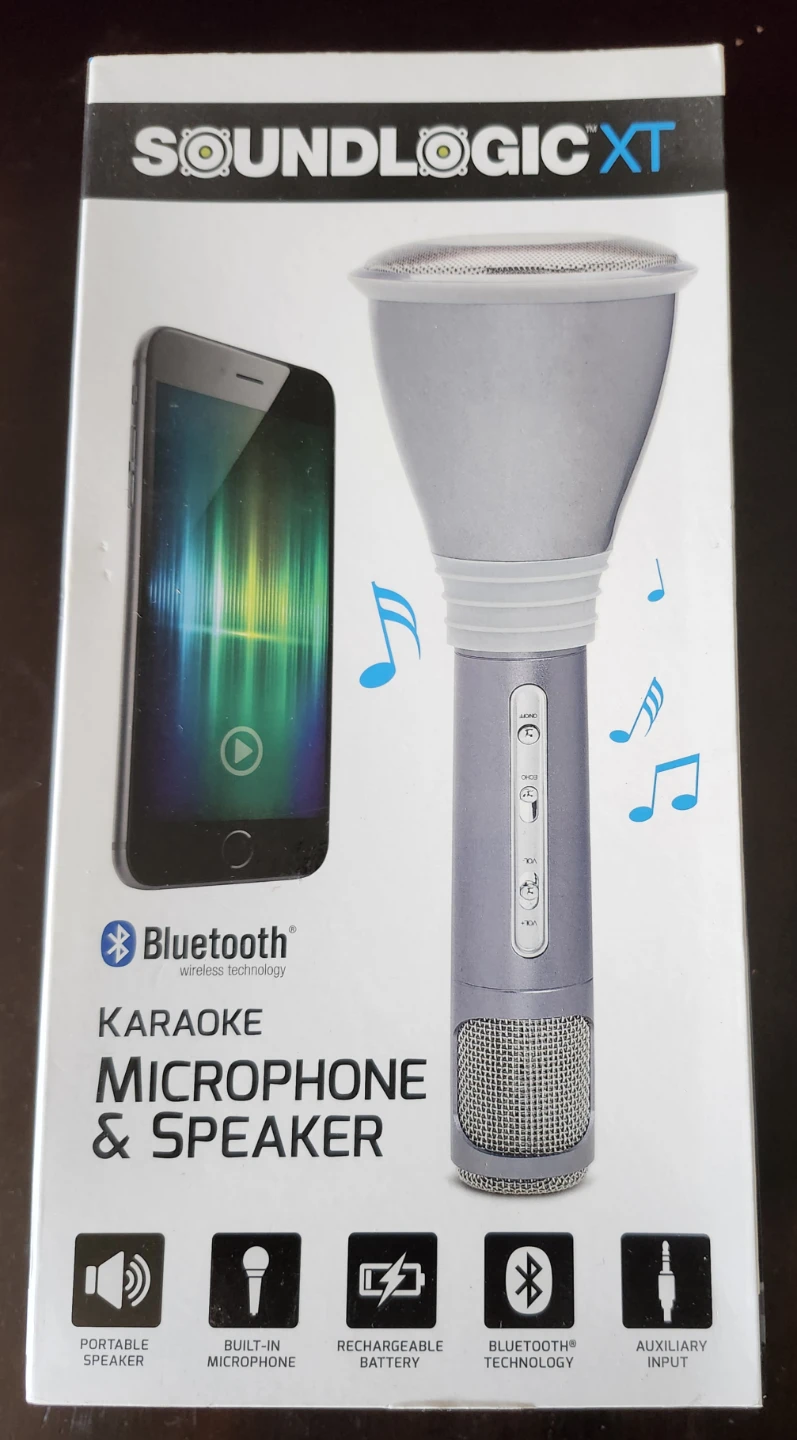 SoundLogic XT Bluetooth Karaoke Microphone & Speaker
