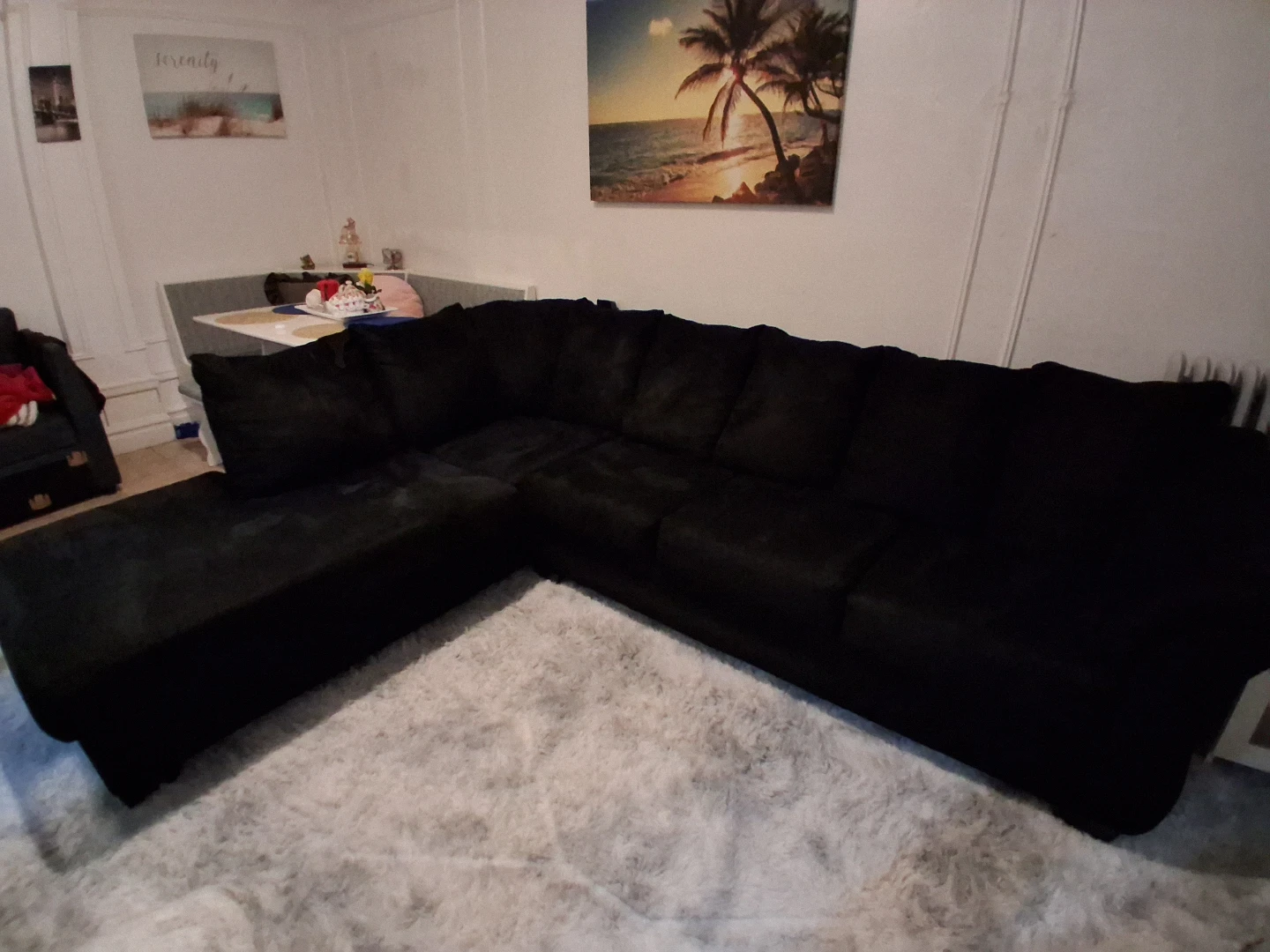 Black Sectional Sofa - photo 2