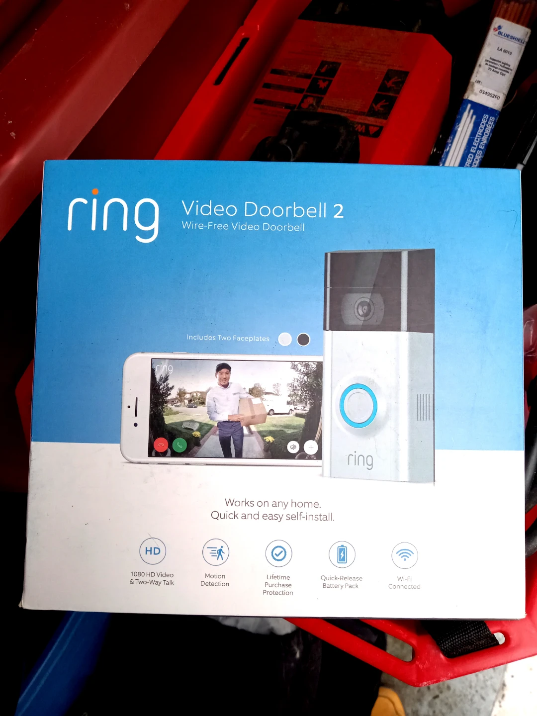 Ring Video Doorbell 2 - Wire-Free Video Doorbell