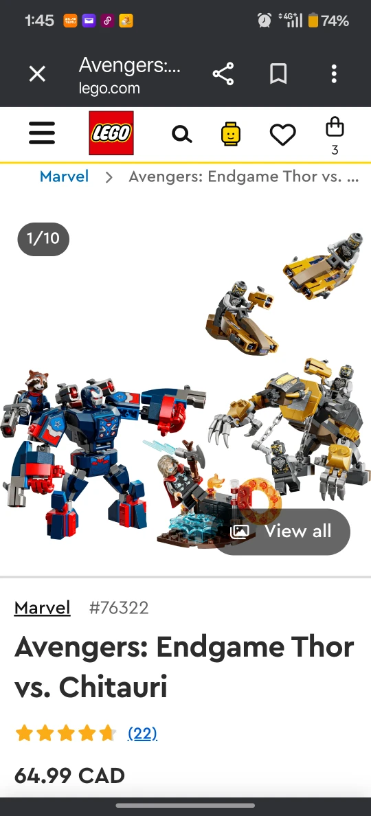 LEGO Marvel Avengers: Endgame Thor vs. Chitauri - photo 2