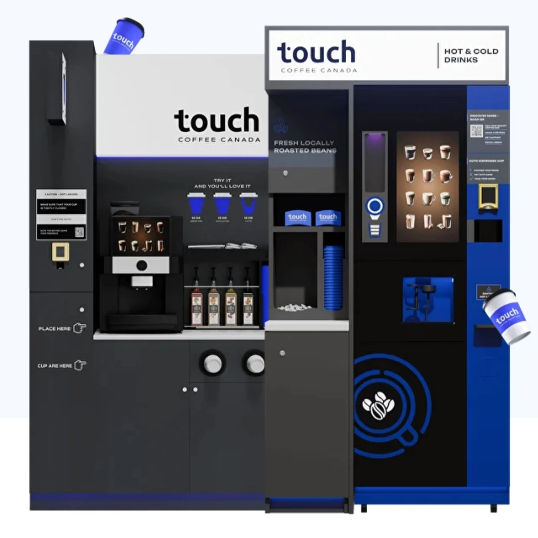 Touch Coffee Canada Hot & Cold Drinks Vending Machine