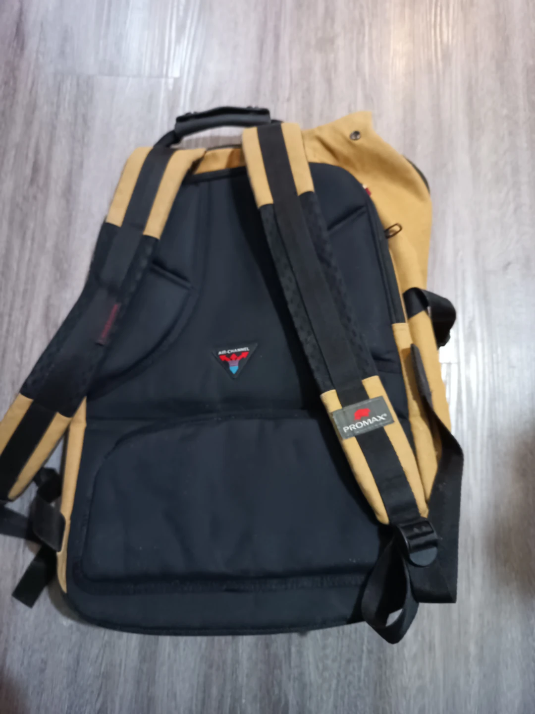Promax Backpack - Tan and Black