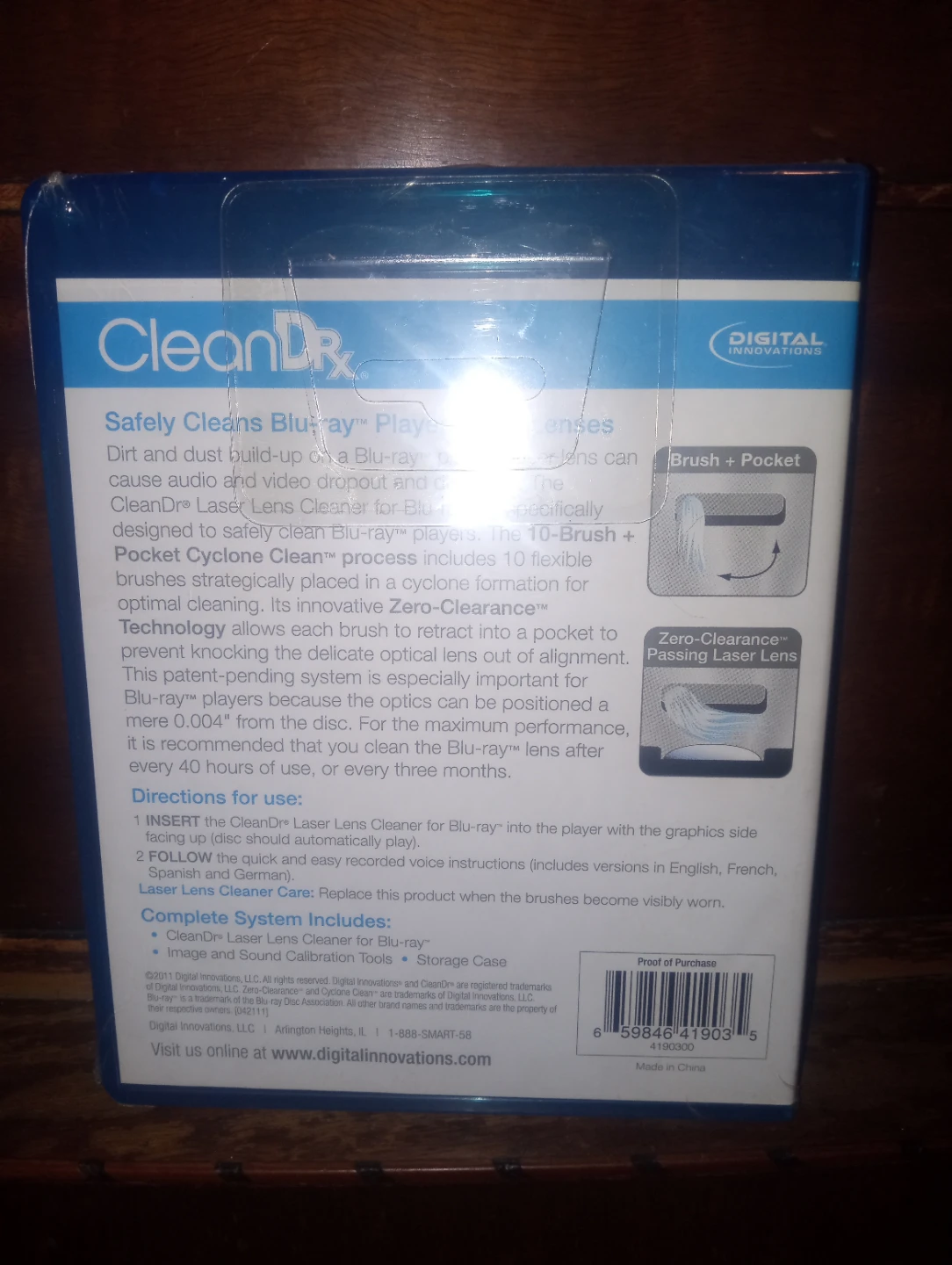 CleanDRX Laser Lens Cleaner for Blu-ray - photo 2
