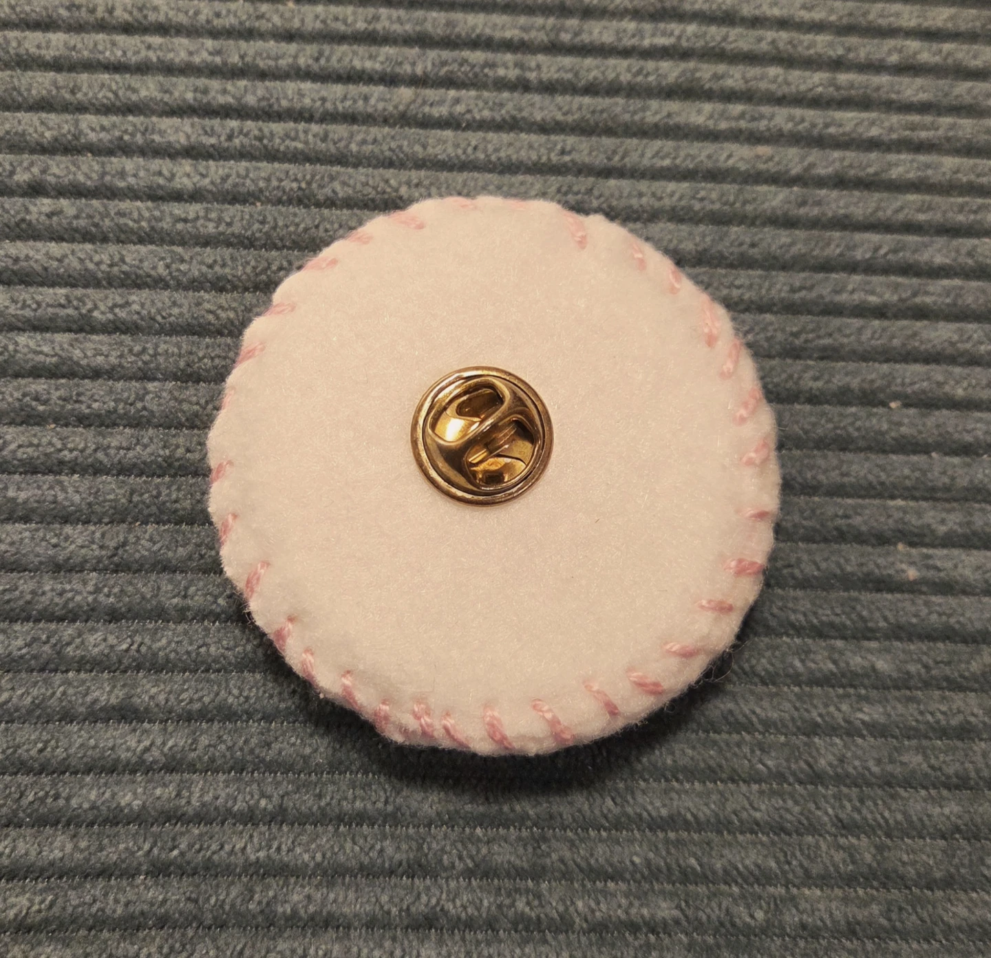 Handmade Floral Embroidered Brooch Pin - photo 2