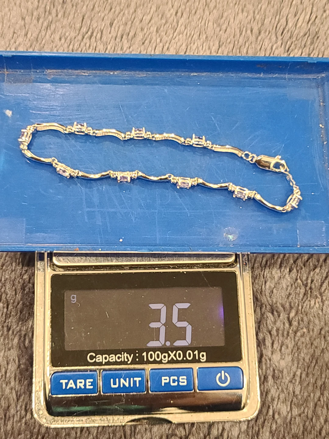10k white Gold bracelet