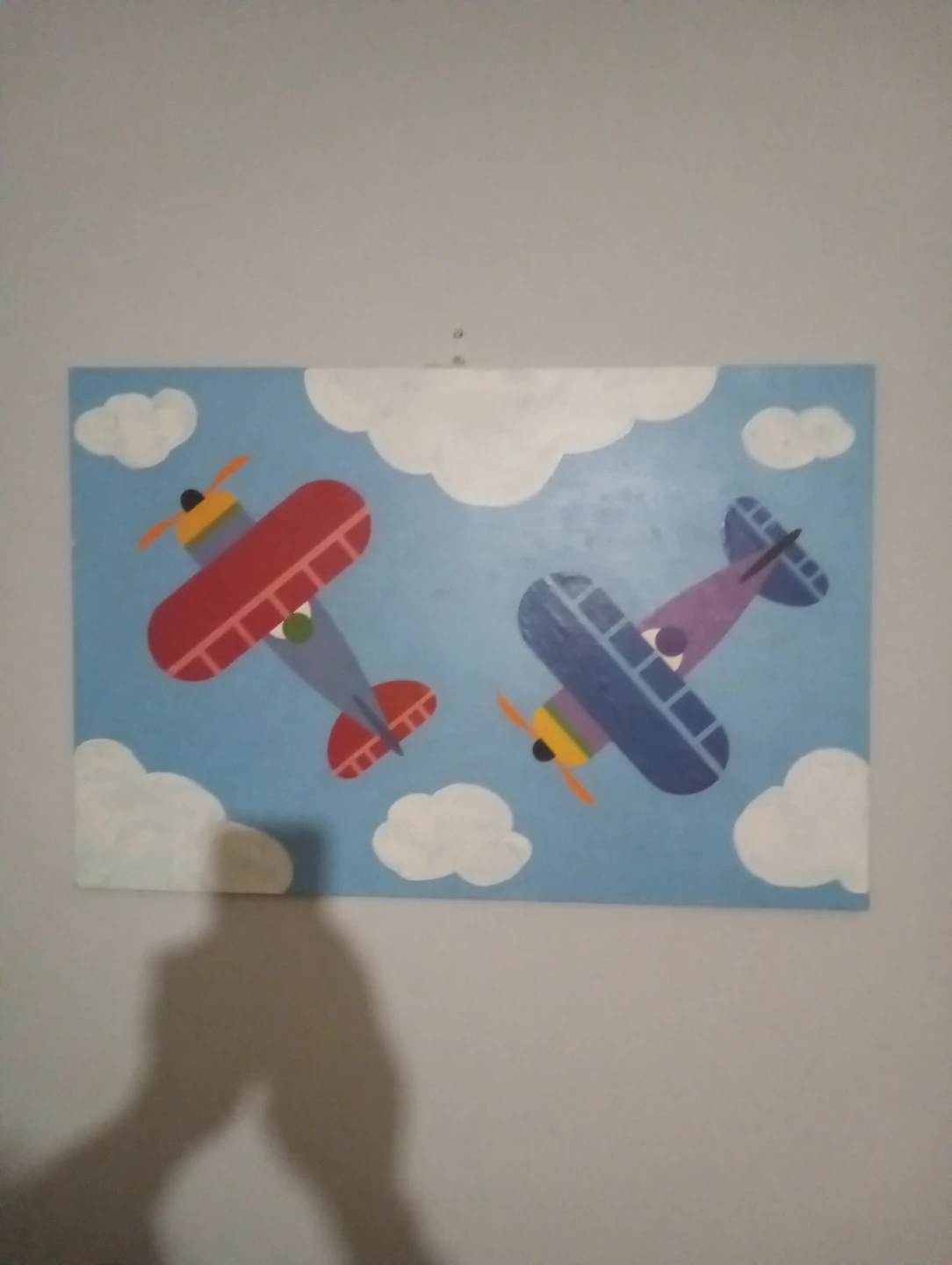 Hand-Painted Airplane Art