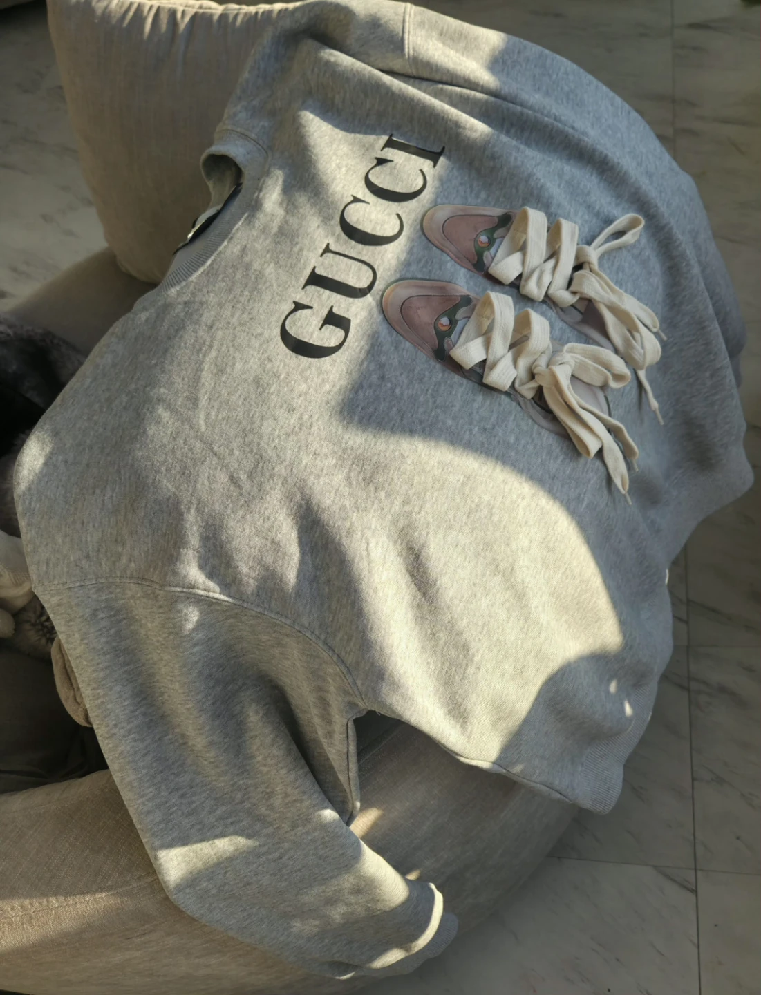 Gucci Grey Graphic Sweatshirt - photo 4