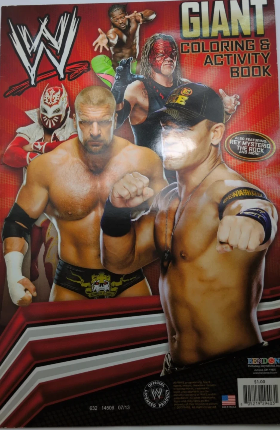WWE Giant Coloring & Activity Book