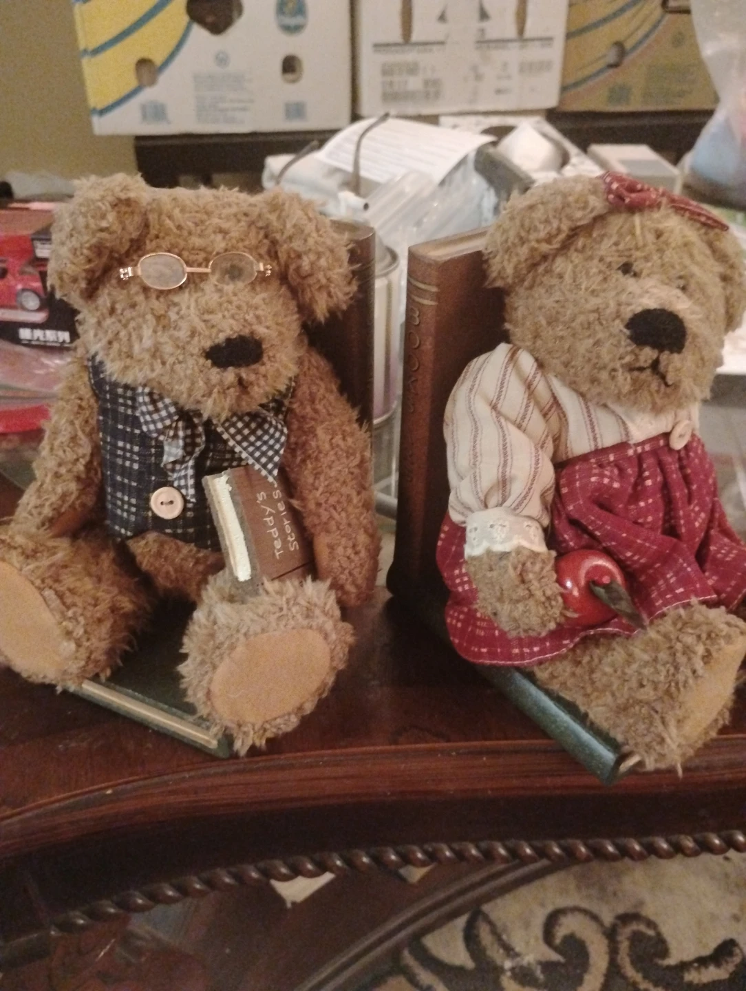 boyd bears plush bookends