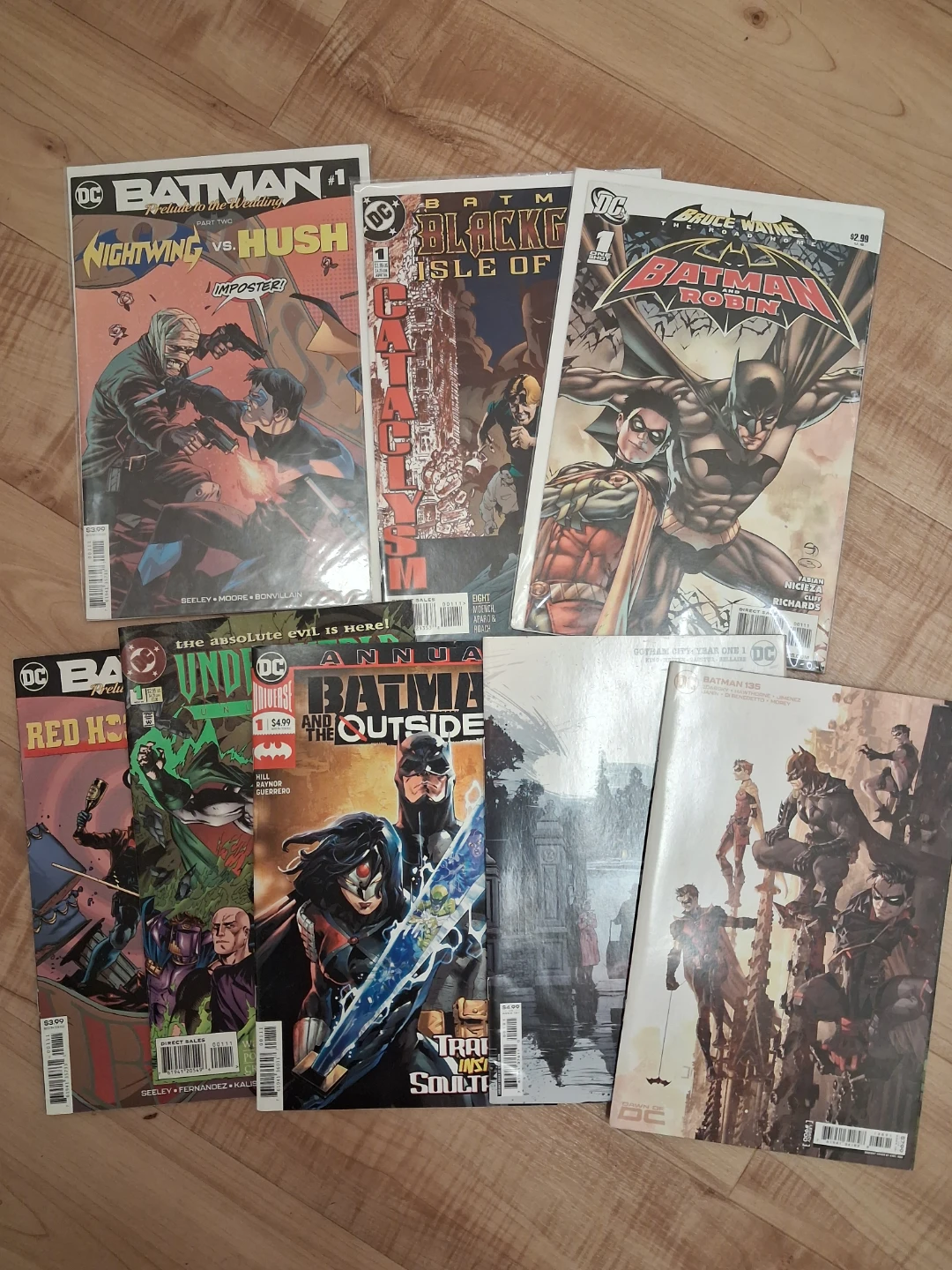 DC Comics Batman Lot  of 8 All number #1 Issues!