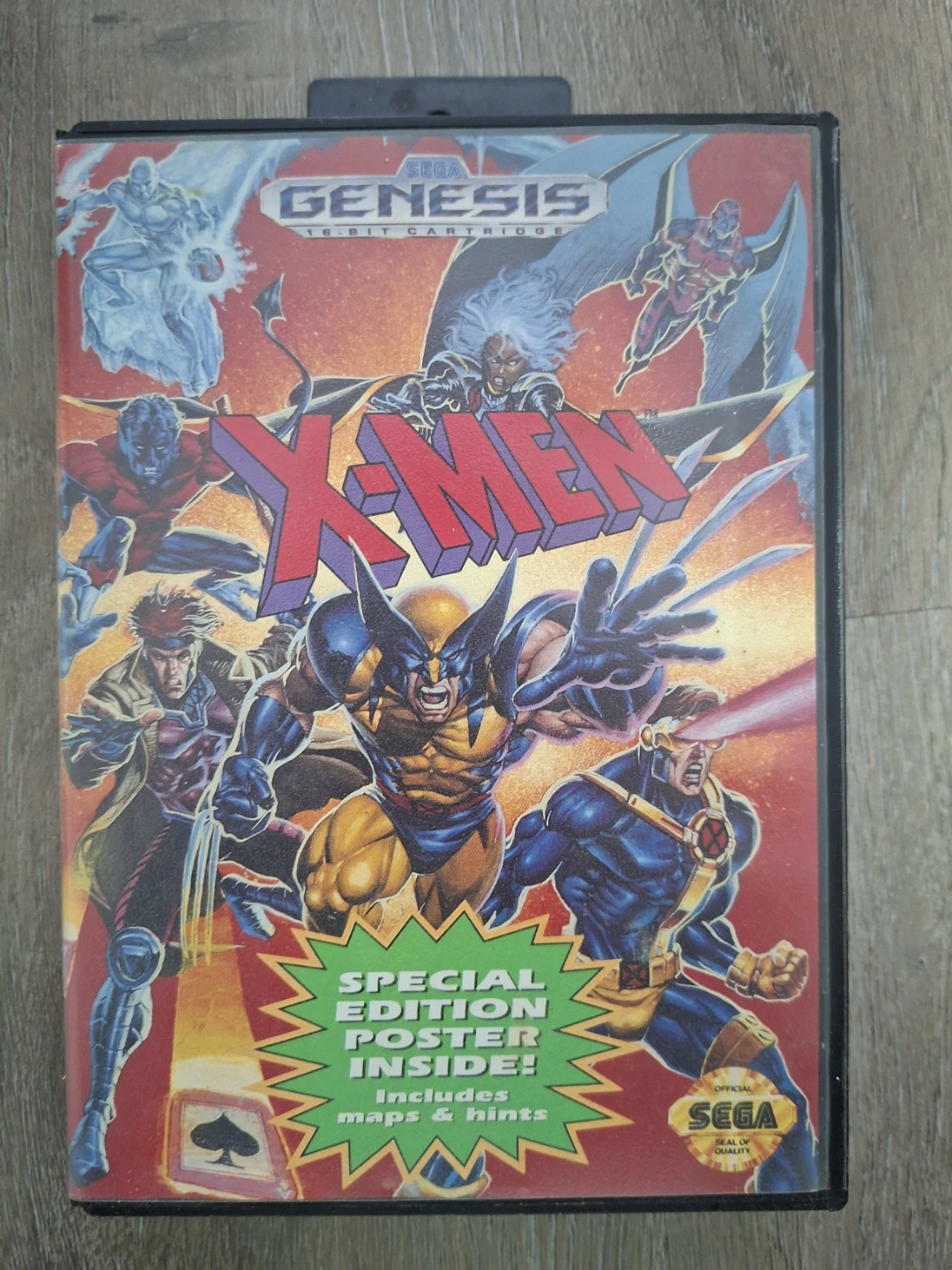 X-Men Sega Genesis 16-Bit Cartridge
