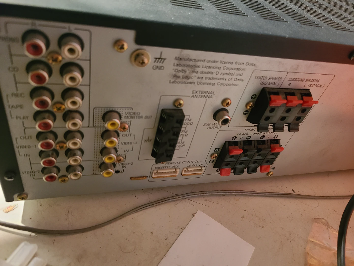 Fisher AV Surround Stereo Receiver RS-920 - photo 3