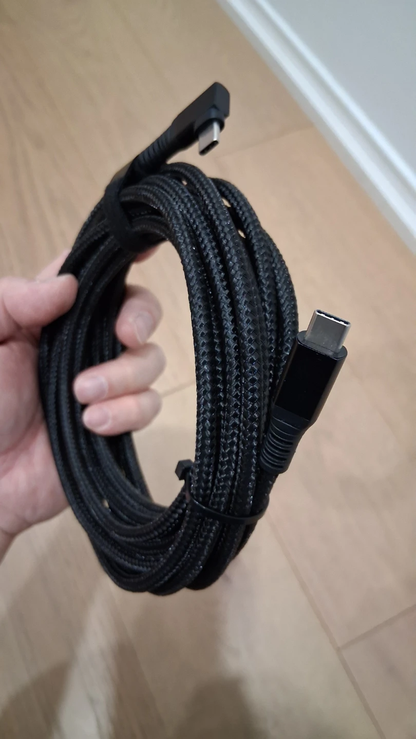 5m USB C USB C 90 degree angle, USB or Oculus Meta Quest