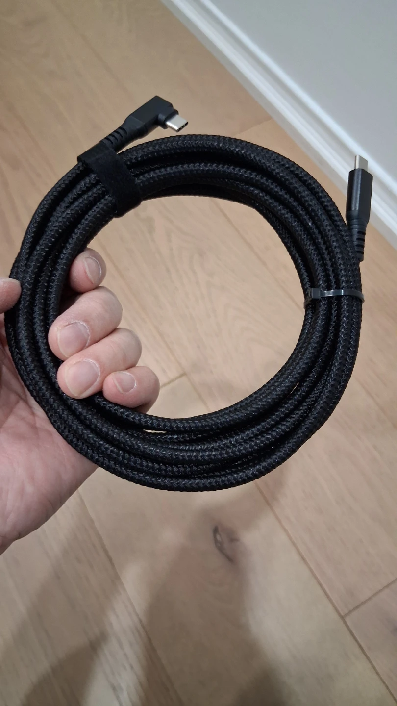 5m USB C USB C 90 degree angle, USB or Oculus Meta Quest - photo 3