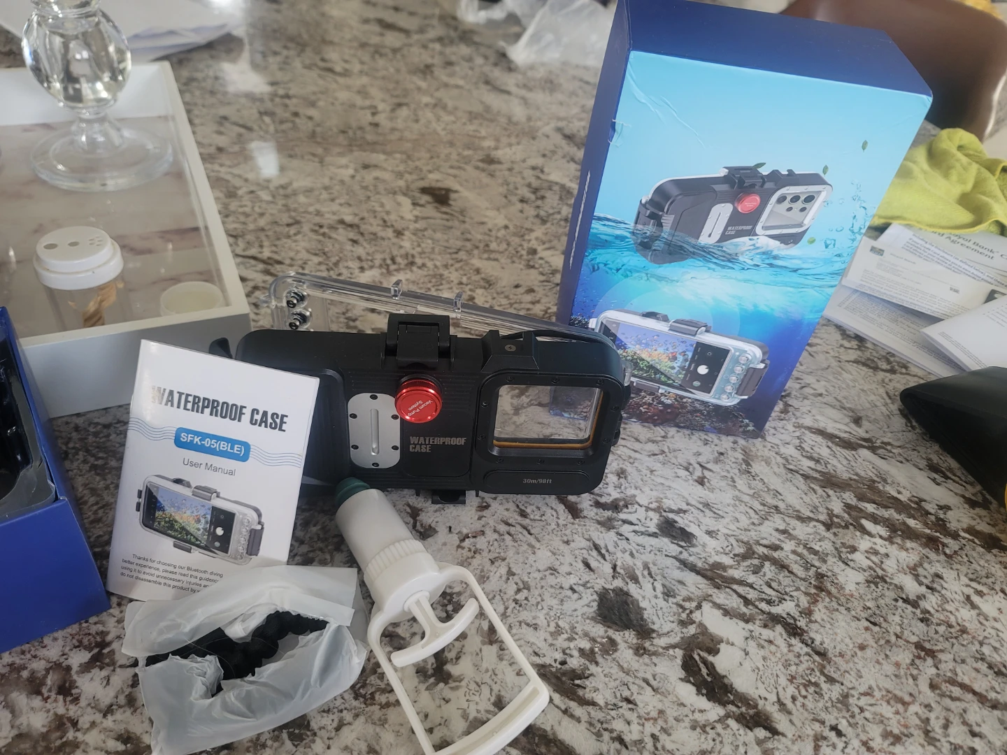 TEMDAM Diving Phone Case for iPhone Series - Waterproof to 98FT