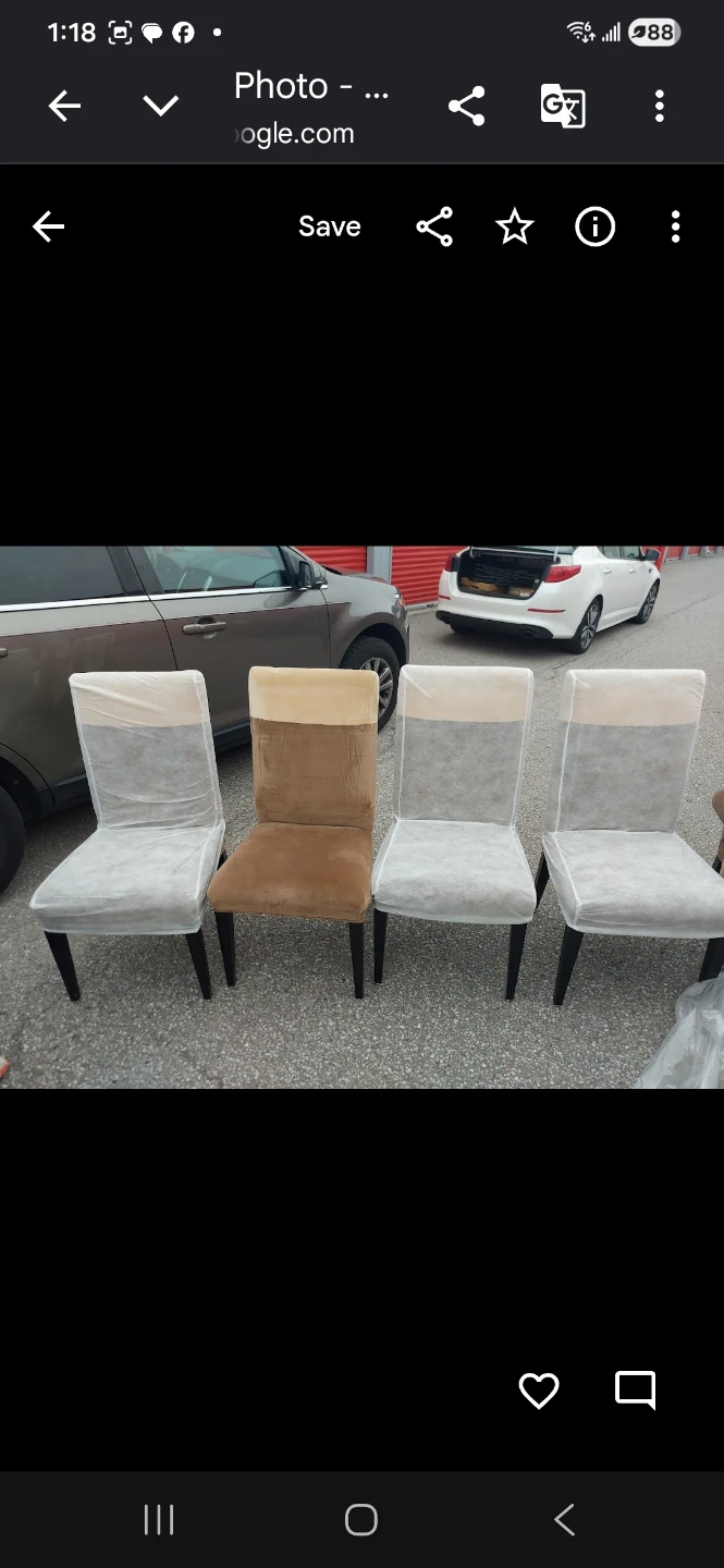 Set of 4 Dining Chairs - photo 2