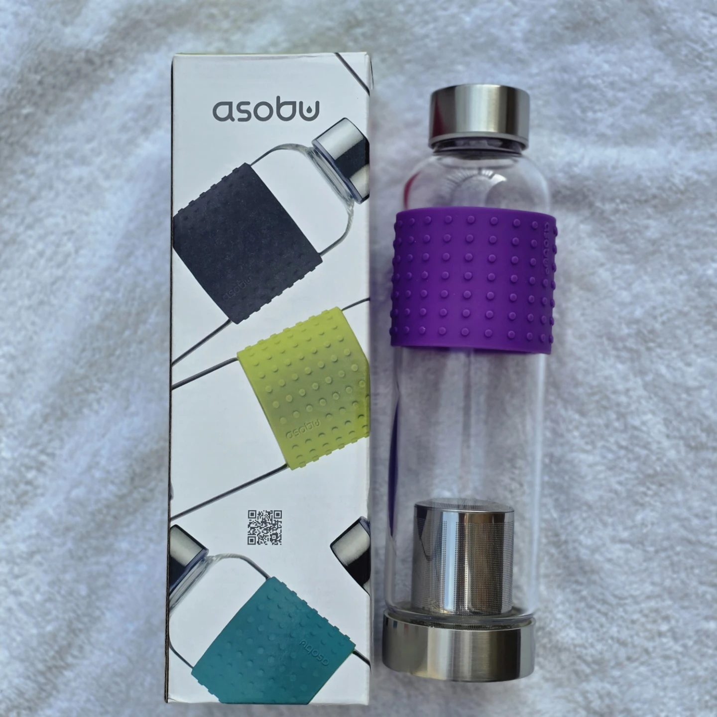 *NEW Asobu Ice Tea/Cold Brew Coffee Glass Bottle with Infuser