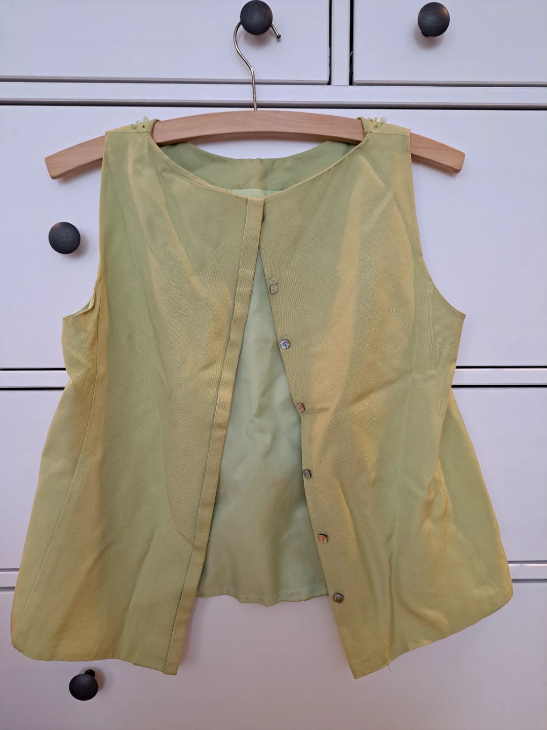 O,2nd Women's Sleeveless Beaded Top - Light Green - photo 2