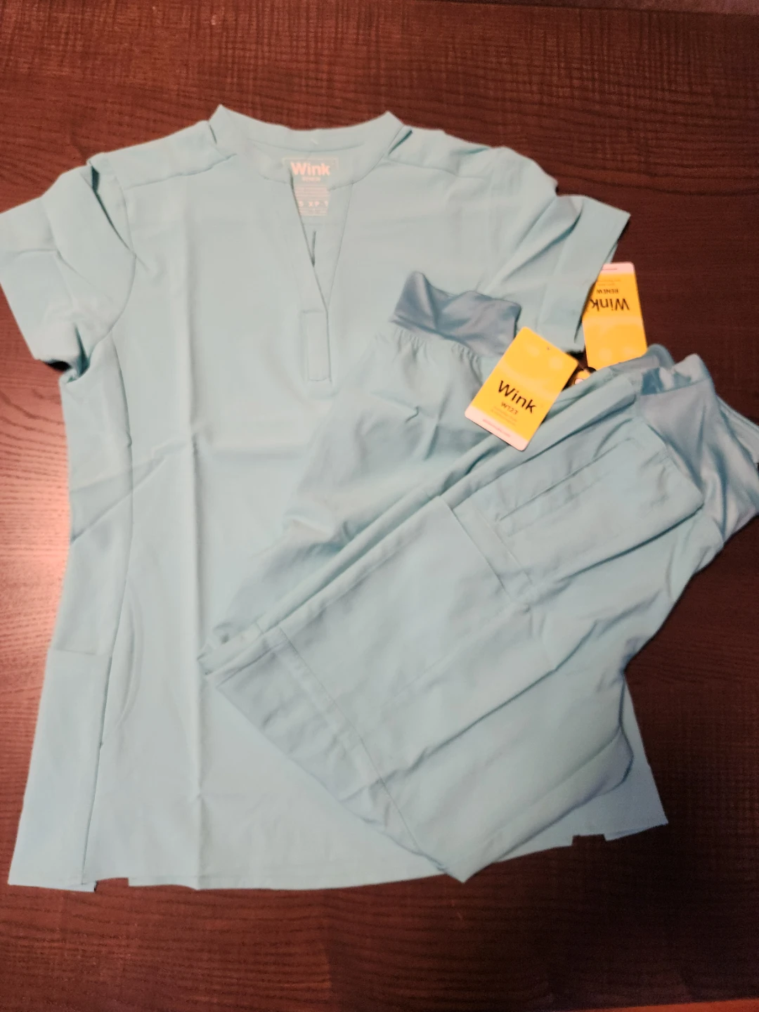 Wink Scrubs Set - Light Blue