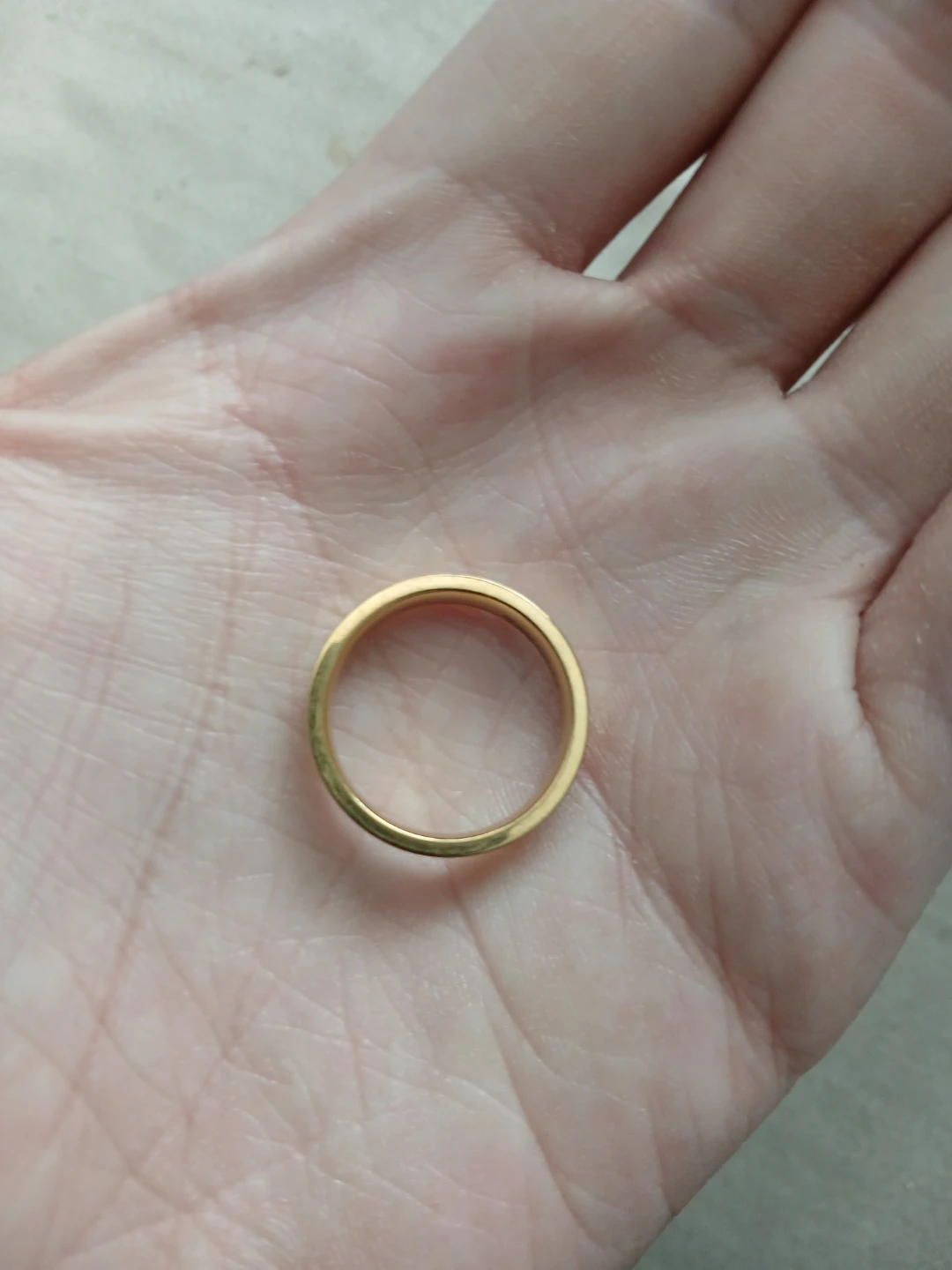 18K Gold Plated Titanium Ring - photo 3