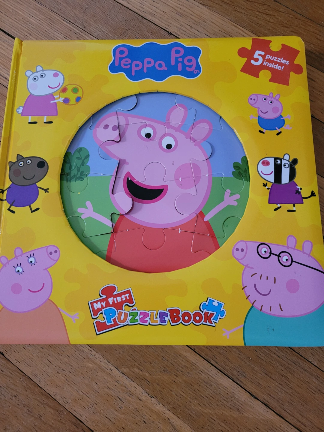 🥕 Peppa Pig My First Puzzle Book 5 Puzzles Inside!