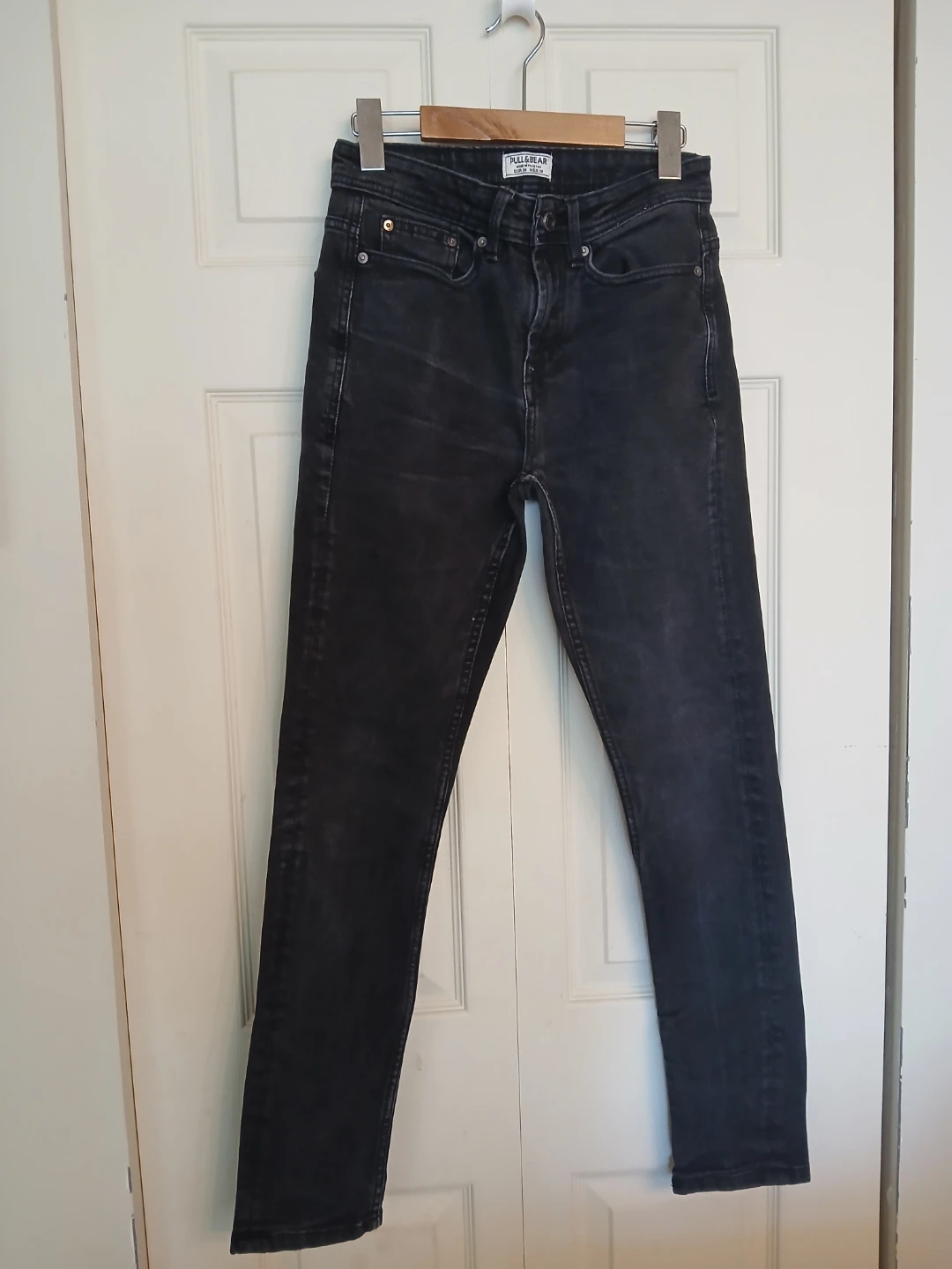 PULL & BEAR black cotton jeans, size 36