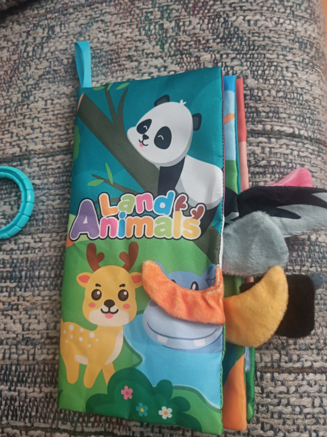Land Animals Soft Baby Book