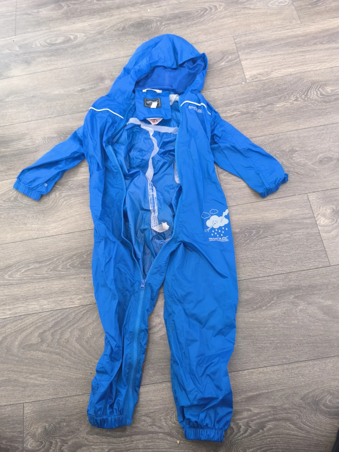 Regatta Great Outdoors Blue Rain Paddle Suit - 104-110cm