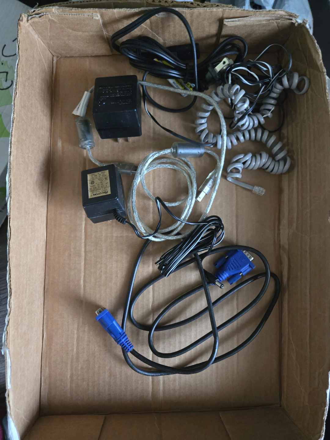 Assorted Computer Cables and Adapters