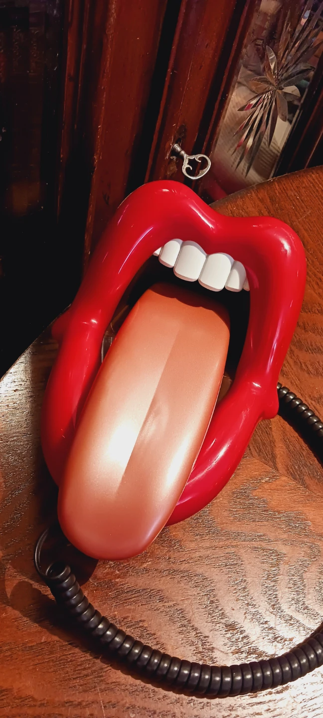 POP ART ROLLING STONES  💋 LIPS SHAPED TELEPHONE