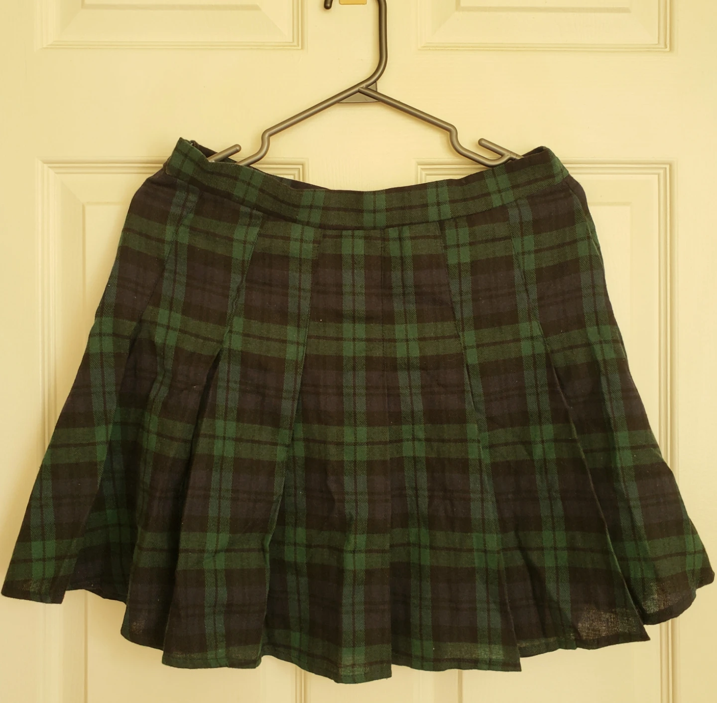 Tartan Pleated Skirts - Green, Yellow, Red - photo 2