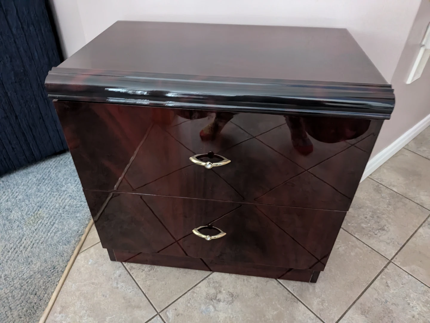 Brown nightstand