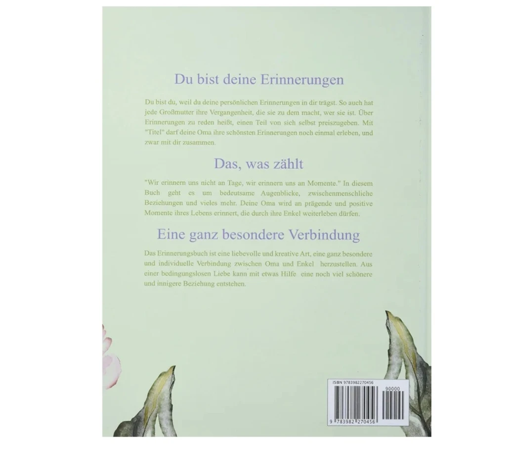 Jana Rothfeld Oma, Erzähl mal!: Das große Erinnerungsbuch - photo 2