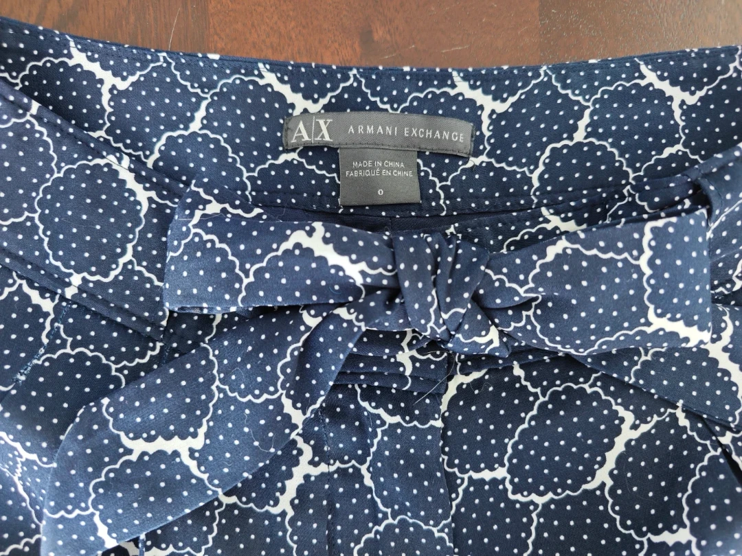 Navy Flowy Shorts - photo 2
