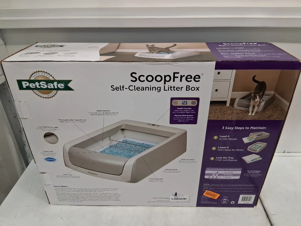 PETSAFE SCOOPFREE crystal pro AUTOMATIC SELF-CLEANING CAT LITTER - photo 2