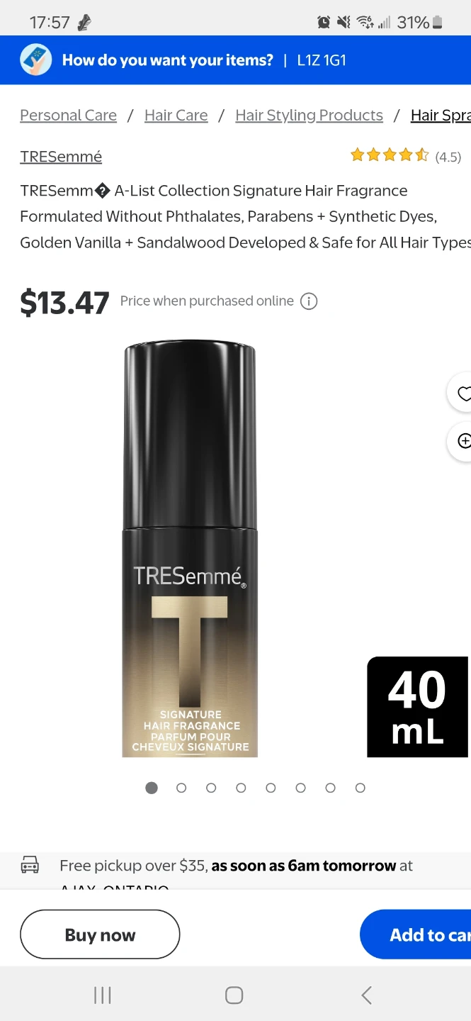 TRESemme A-List Collection Signature Vanilla Hair Fragrances - photo 2