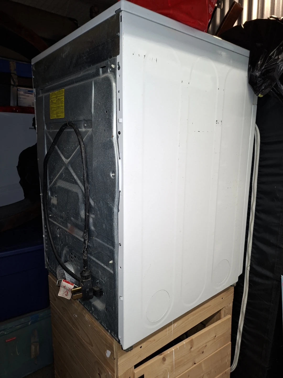 GE White Electric Dryer - photo 5
