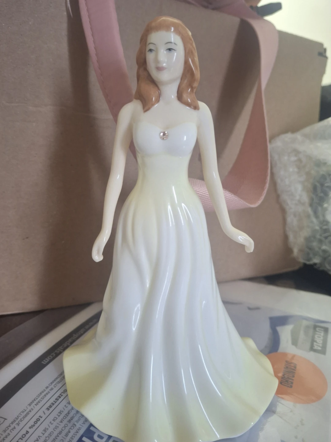Royal Doulton June Pearl Figurine - The Gemstones Collection
