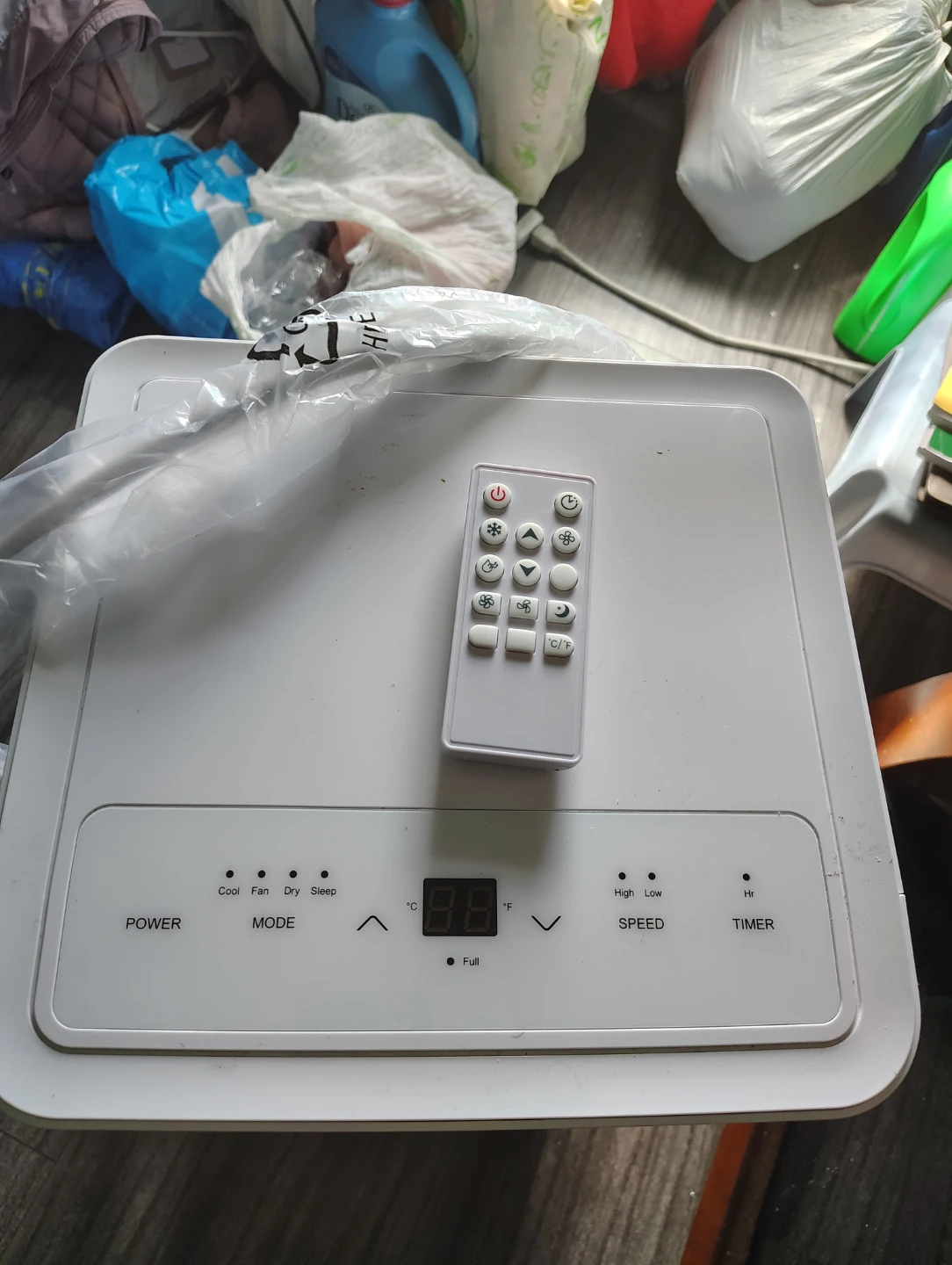 White Portable Air Conditioner Unit with Remote - photo 2