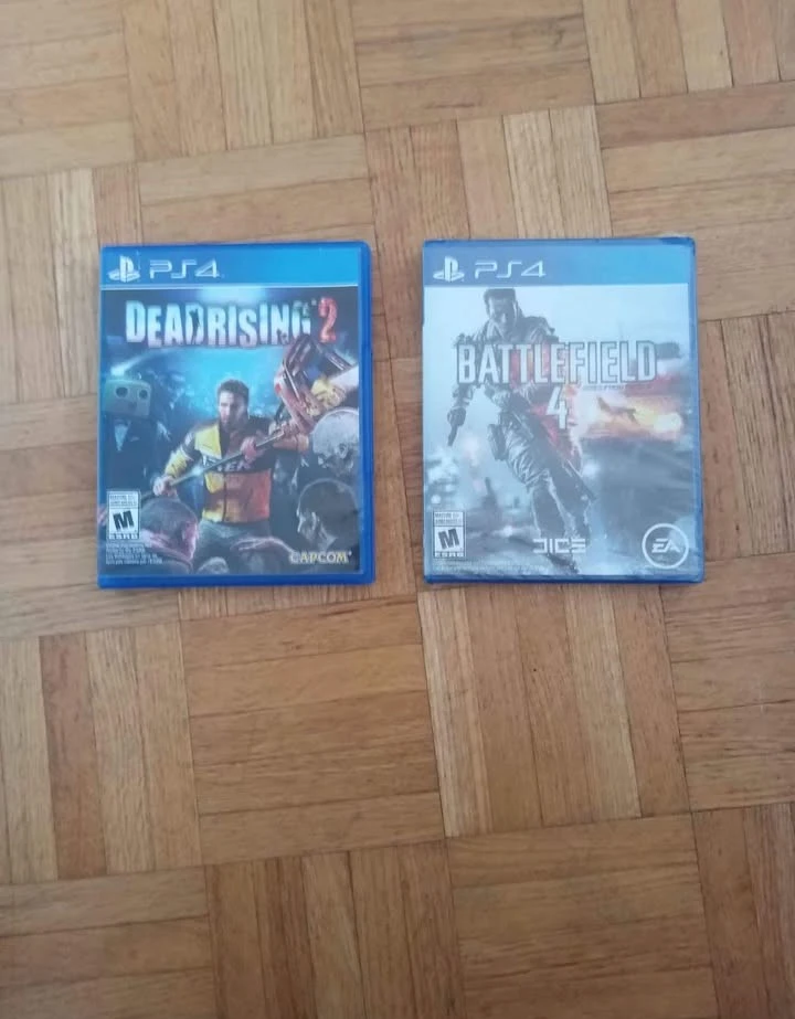 Dead Rising 2 & Battlefield 4 PS4 Video Games