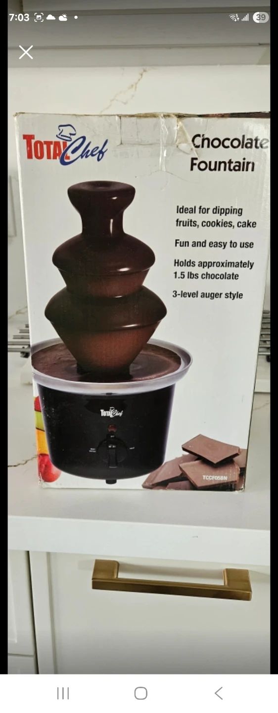 Total Chef Chocolate Fountain