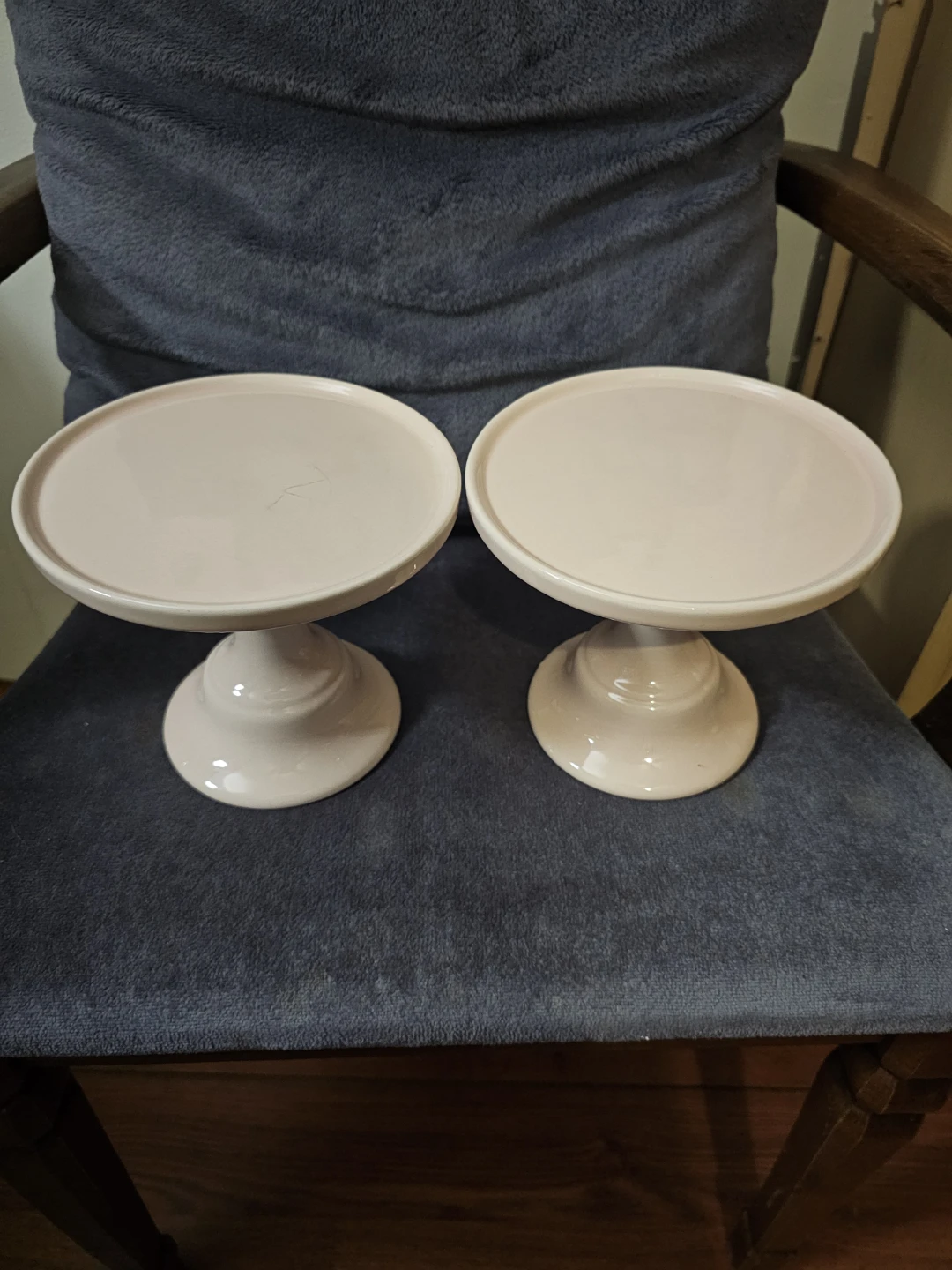 Faianças Ramos "FR" Pink Ceramic Candlestick Holders - Set of 2 - photo 4