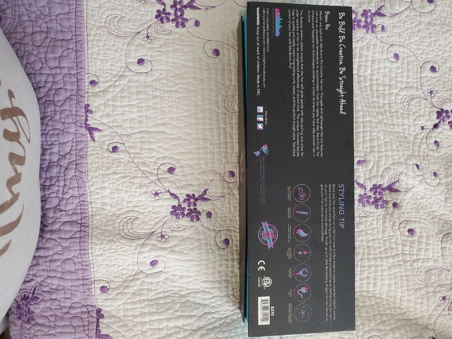 SA Straight Ahead Bionic Pro Gold Collection Hair Straightener - photo 3