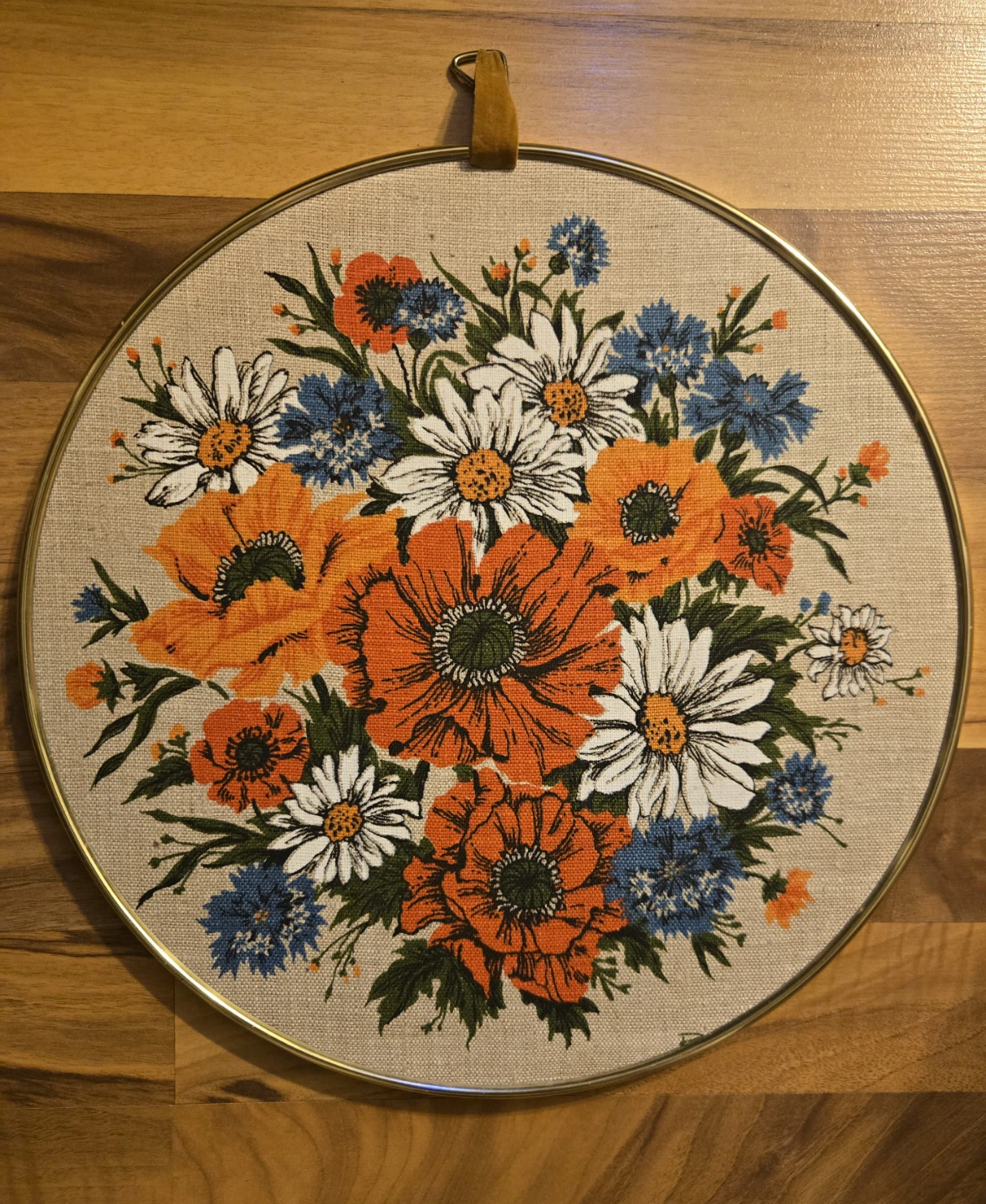 Vintage Floral Wall Hanging