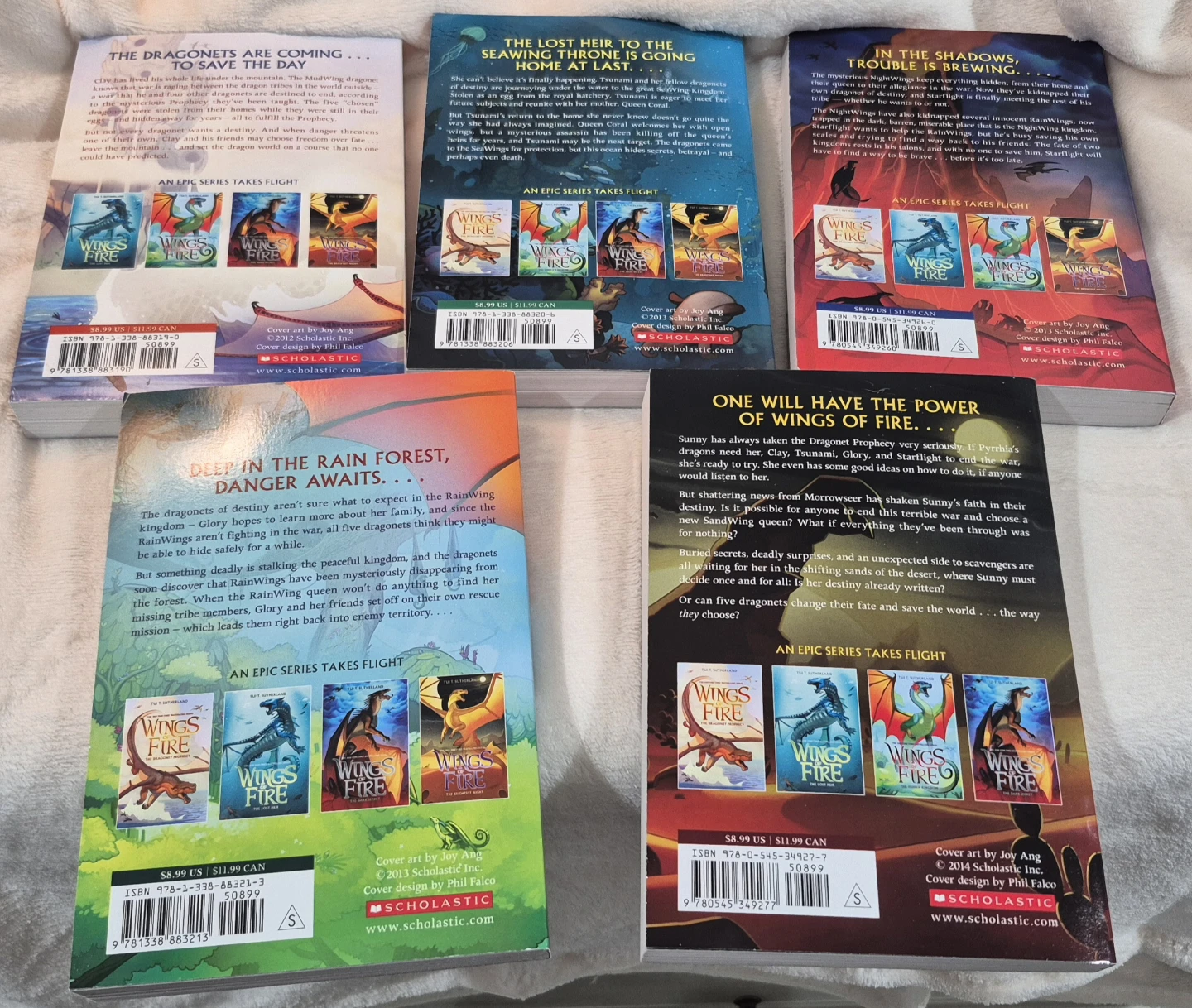 Wings of Fire Book Series by Tui T. Sutherland - photo 2