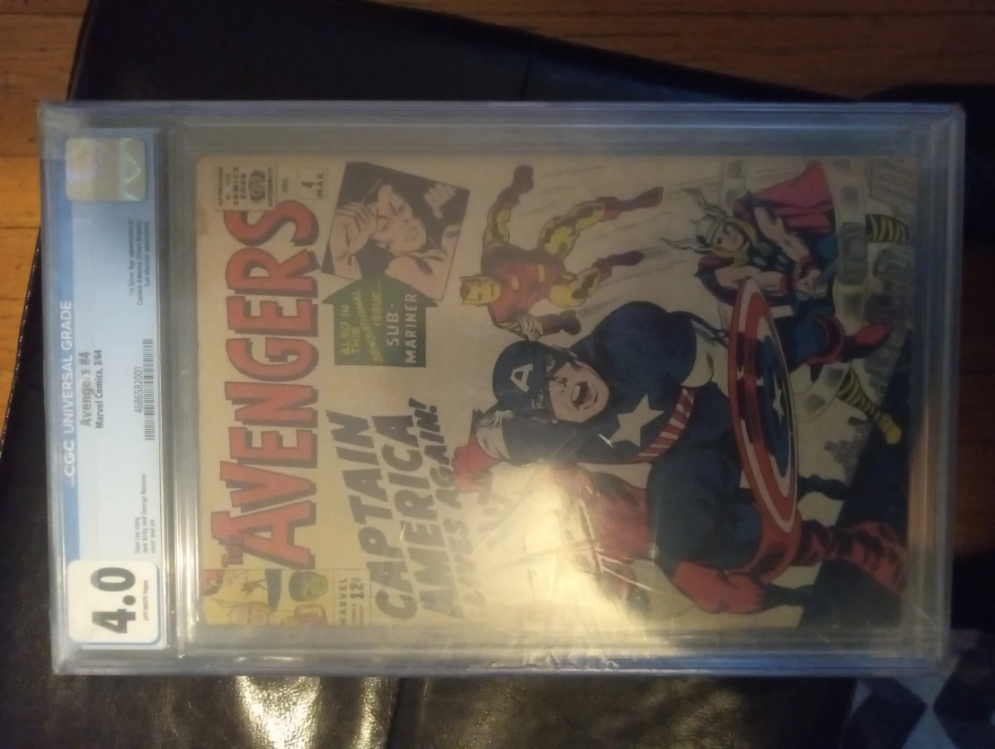 Avengers #4 CGC 4.0 Marvel Comics 1964