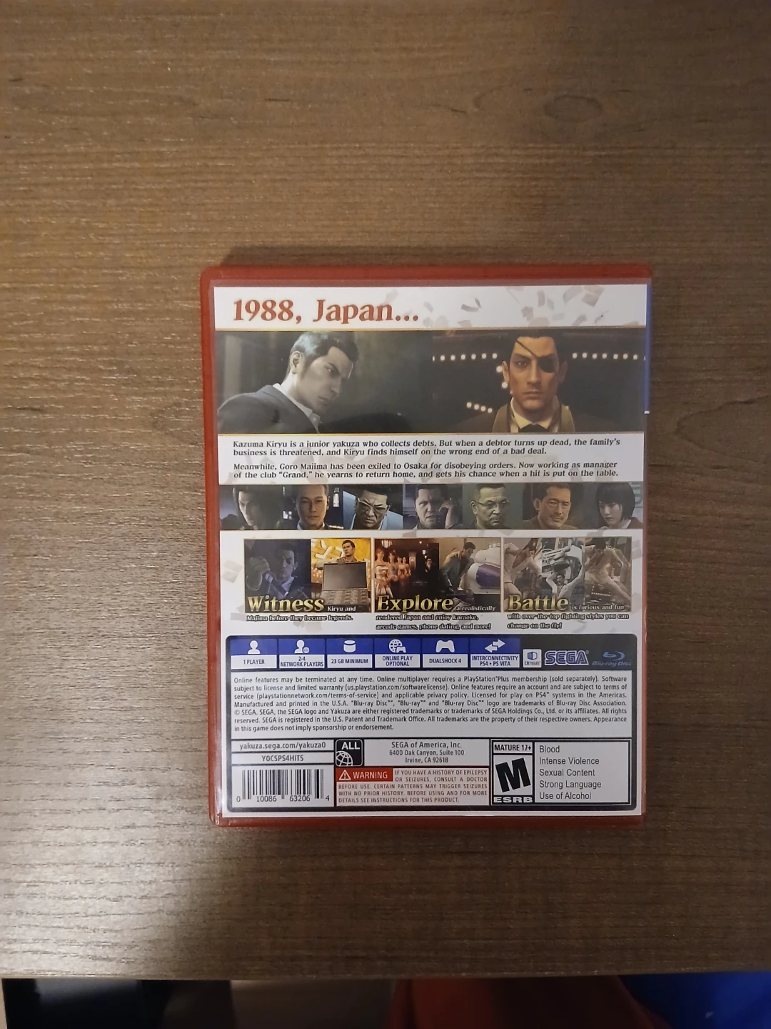 Yakuza 0 PS4 Game - photo 3