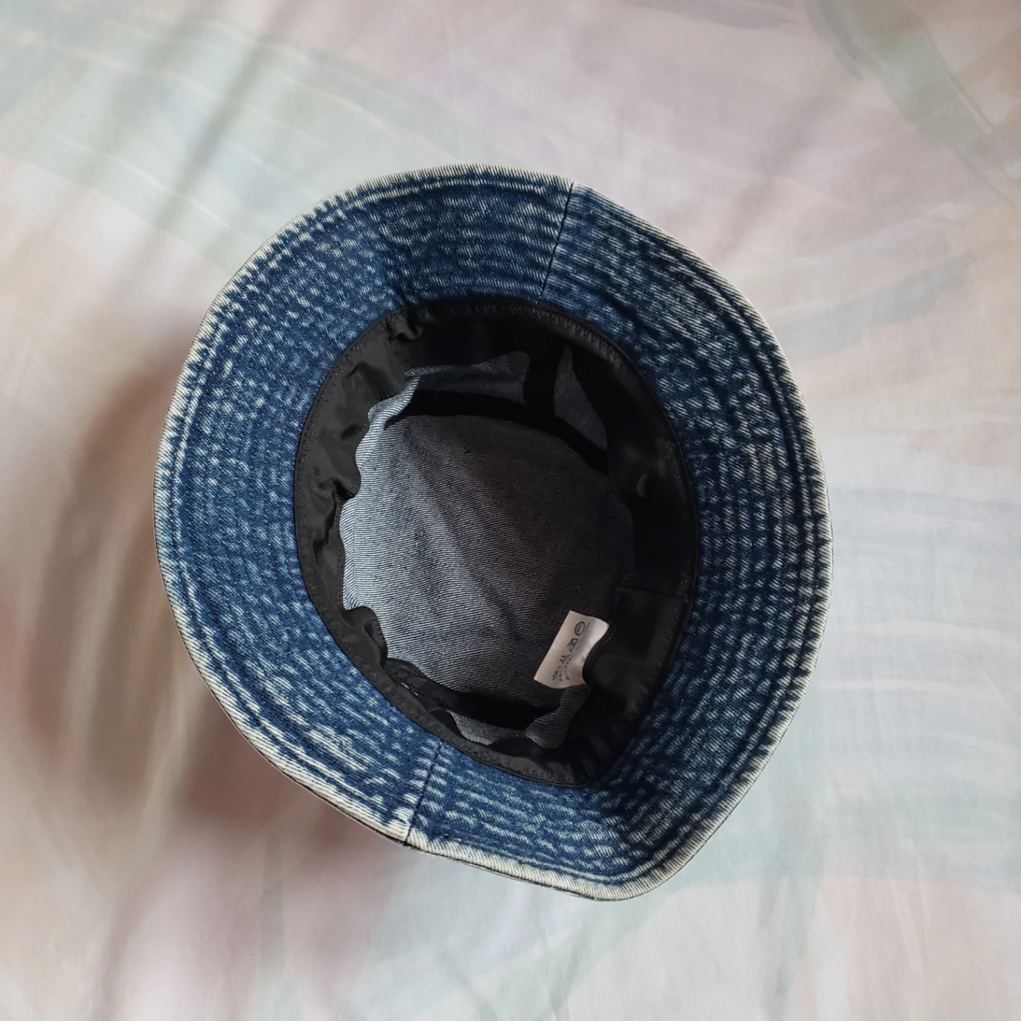 Kids Acid Wash Denim Bucket Hat - photo 2