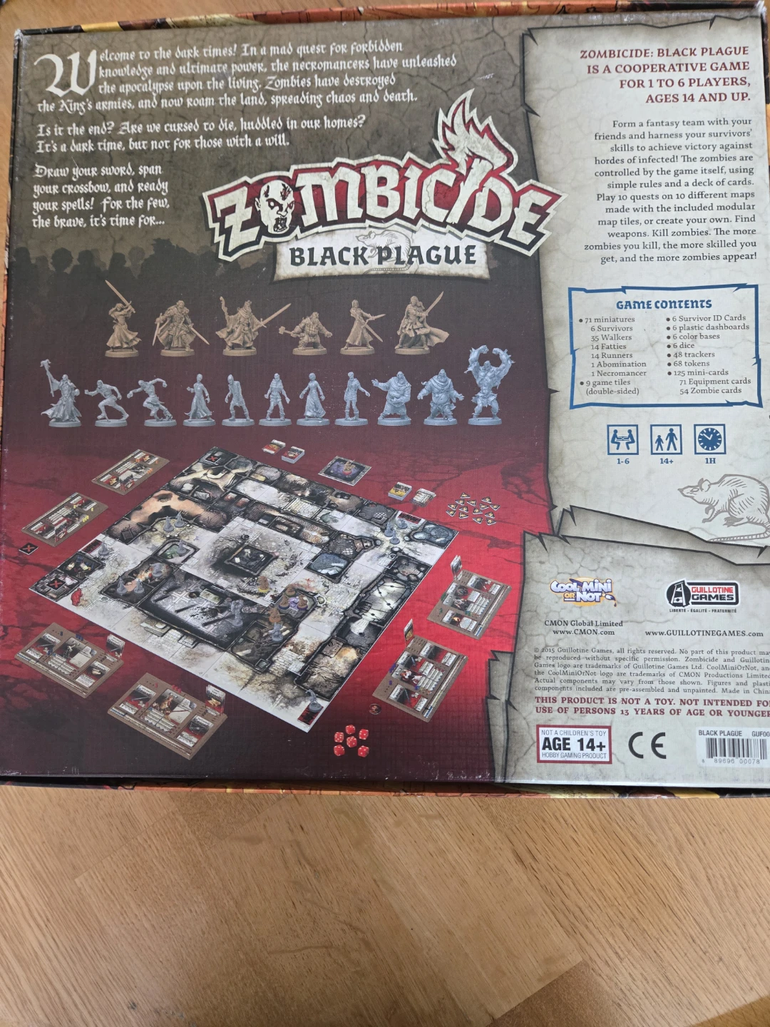 Zombicide: Black Plague Board Game - photo 2